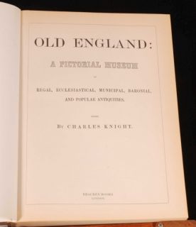 1987 Old England Pictorial Museum Charles Knight D J