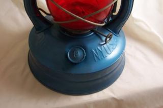 DIETZ No. 100 Blue Lantern Red Globe New Never Used