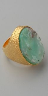 Alexis Bittar Oval Chrysophase Ring