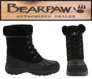 New Bearpaw Stowe Mens Suede Leather Winter Hiking Sheepskin Boots