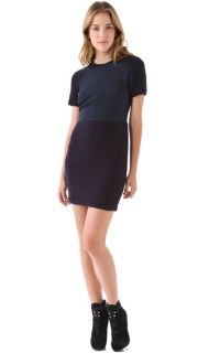 Opening Ceremony Ruched Short Sleeve Dress
