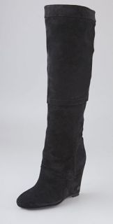 House of Harlow 1960 Samia Suede Wedge Boots