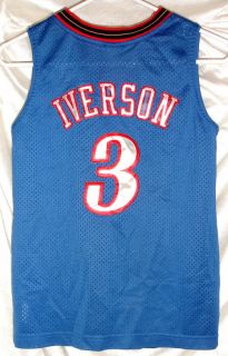 Iverson jersey Sewn logos, letters, numbers Very good, moderately used