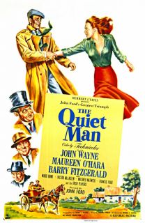 The Quiet Man Movie Poster 11x17 John Wayne Maureen OHara Barry