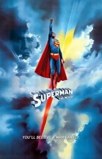 Superman The Movie Movie Promo Poster Swiss Christopher Reeve Margot