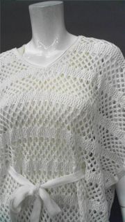 Moda Victoria Secret Caftan Ladies Womens Crochet Cape Sweater Sz s