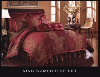 Queen New York Anastasia King Size Comforter Set New