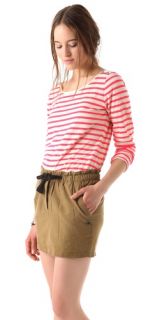 Maison Scotch Neon Breton Stripe Top