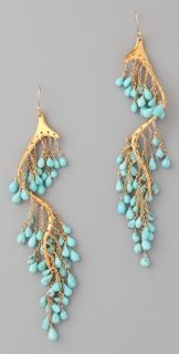 Alexis Bittar Gold Turquoise River Earrings