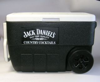 Jack Daniels Logo Sign Coleman Beer Cooler Bar Beach Ice Chest Fishing