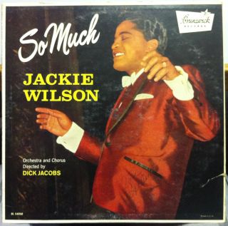 Jackie Wilson So Much LP VG BL 54050 Vinyl 1960 DG Mono 1st Press