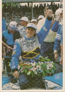 Jacques Villeneuve Indianapolis 500 Postcard PlayerS