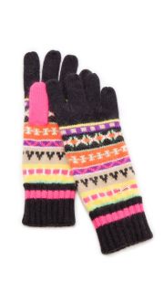 Juicy Couture Angora Fair Isle Gloves
