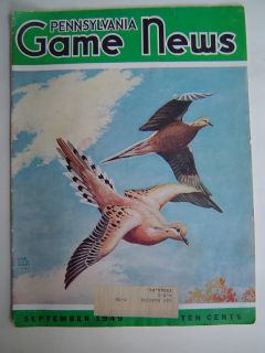 Pennsylvania Game News Sept 1949 Cover by Jacob Bates Abbott