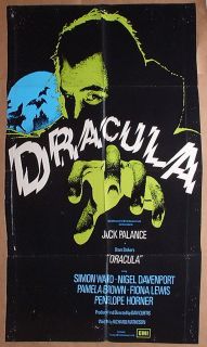 Dracula One Sheet Movie Poster Jack Palance 1973
