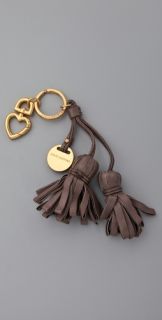 Juicy Couture Leather Tassel Keychain