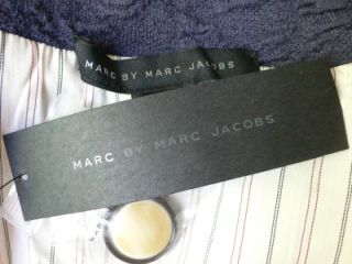 Marc Jacobs Sailor Blue Wool Jersey Jacket $368 S