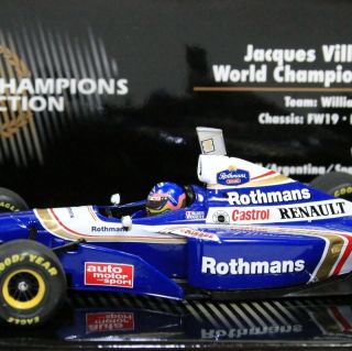 F1 1 43 Jacques Villeneuve 1997 Williams FW19 ROTHMANS Minichamps 436