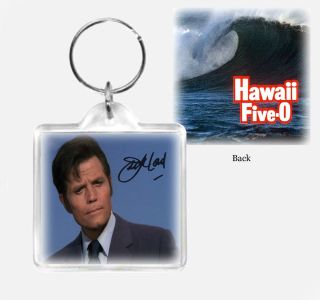 Jack Lord Hawaii 5 0 Necklace Keychain Keyring