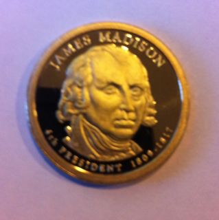 2007 s Presidential Dollar Proof James Madison US Coins