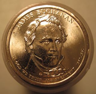 2010 P JAMES BUCHANAN Presidential Dollar! Coin is straight from