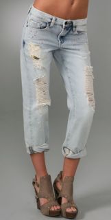 Blank Denim Cropped Boyfriend Jeans