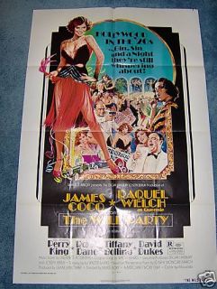 The Wild Party 1975 Raquel Welch James Coco 1sheet