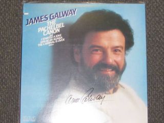 James Galway Pachelbel Canon RARE Signed Autograph Vinyl LP