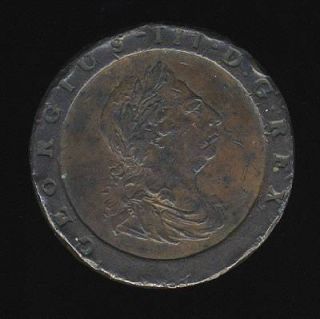 Great Britain 1797 Cartwheel Twopence Copper Coin