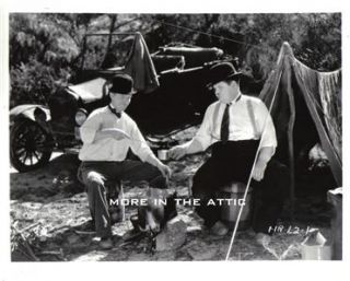 Hal Roach Stan Laurel and Oliver Hardy One Good Turn Film Still 2