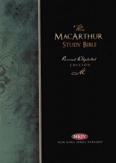 NKJV John MacArthur Study Bible Burgundy Bonded Leather Brand New