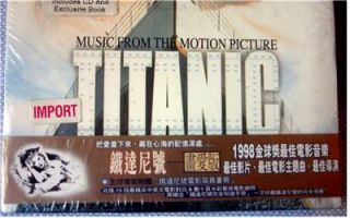 Motion Picture Titanic James Horner RARE Japan Limited Edition CD Book