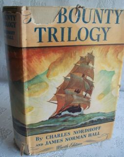 The Bounty Trilogy by Nordhoff Hall 1949 HB Wyeth Ed