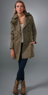 Juicy Couture Tony Military Hooded Coat