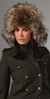 Adrienne Landau Fur Trapper Hat