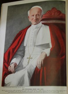 FOUNTAIN OF CATHOLIC KNOWLEDGE Cardinal Newman Illus. 1900 Church Pope