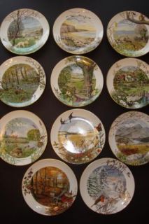 Royal Worcester Collector Plate A COUNTRY PATH IN MAY by Peter Barrett