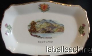James Kent Old Foley Regal Tray Scotland Souvenir in The Trossachs