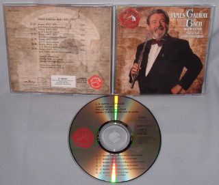 CD James Galway Bach Sonatas Mint