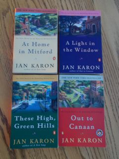 Books 1 thru 4 of The Mitford Series by Jan Karon at Home A Light in