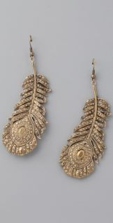 Alkemie Jewelry Peacock Feather Earrings