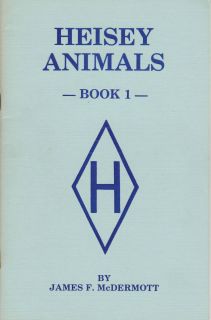 Heisey Animals Book 1 Rooster Horse Elephant Pigeon Fish Pig Piglet