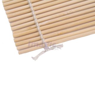 New Japanese Sushi Roll Bamboo Mat w Rice Paddle Set