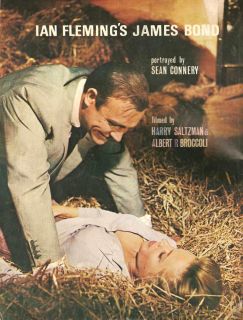 James Bond in Focus UK Magazine Sean Connery 1964