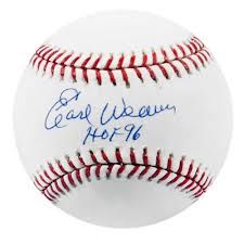 Earl Weaver Autographed Auto MLB Baseball Baltimore Orioles HOF 1996