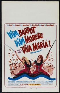 Viva Maria 1965 WC Brigitte Bardot Jeanne Moreau