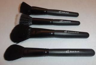 cosmetics ELF Studio Brush Set of 4 Stipple, Complexion, Powder