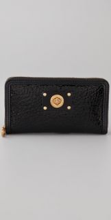 Marc by Marc Jacobs Turnlock Shine Large Zip Around Wallet