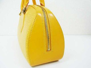 Authentic Louis Vuitton Epi Jasmin Yellow Hand Bag LV 0085