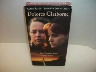 Dolores Claiborne VHS Drama Movie Tape Kathy Bates Jennifer Jason Leig